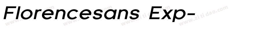 Florencesans Exp字体转换